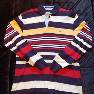 Tommy Hilfiger Mens long sleeve Polo shirt
